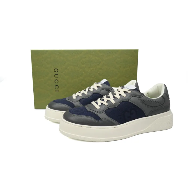  Gucci Chunky B Gray And Blue Multi