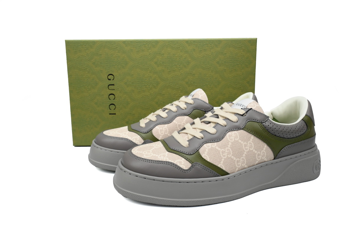 Gucci Chunky B White Gray Green