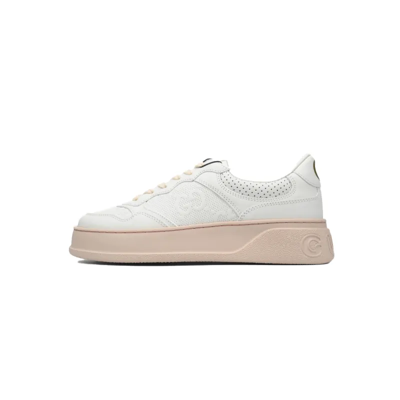  Gucci Chunky B White Pink 670408 1XL10 9014