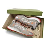  Gucci Run Sneakers Grey Red  680900-UF310-1270