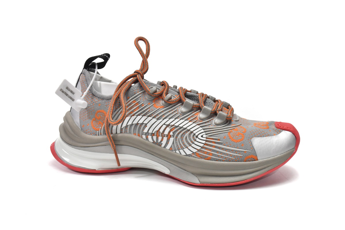  Gucci Run Sneakers Grey Red  680900-UF310-1270