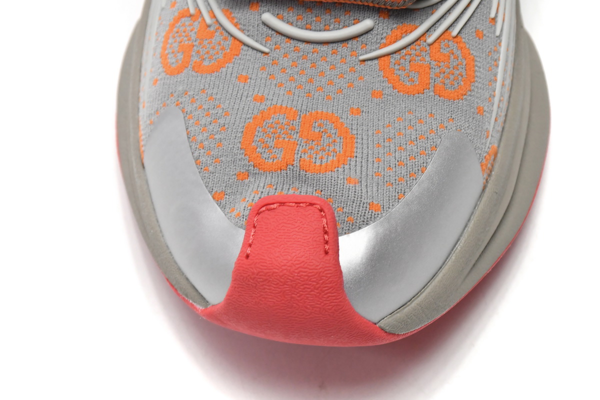  Gucci Run Sneakers Grey Red  680900-UF310-1270