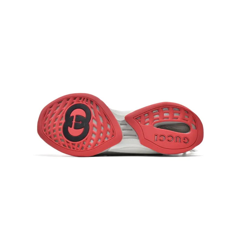  Gucci Run Sneakers Grey Red  680900-UF310-1270