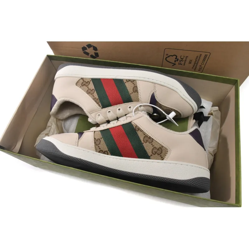  Gucci Screener GG Off-White Black  546651 HVKI0 9765