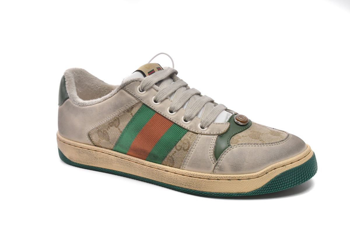  Gucci Screener GG Off-White Green  546551 9Y920