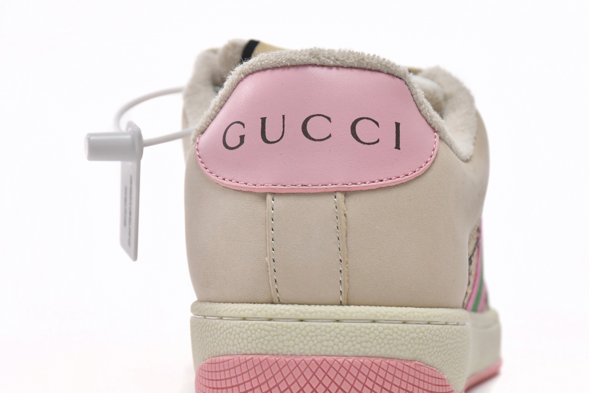  Gucci Screener GG White Brown Powder  577684 2C830 9150