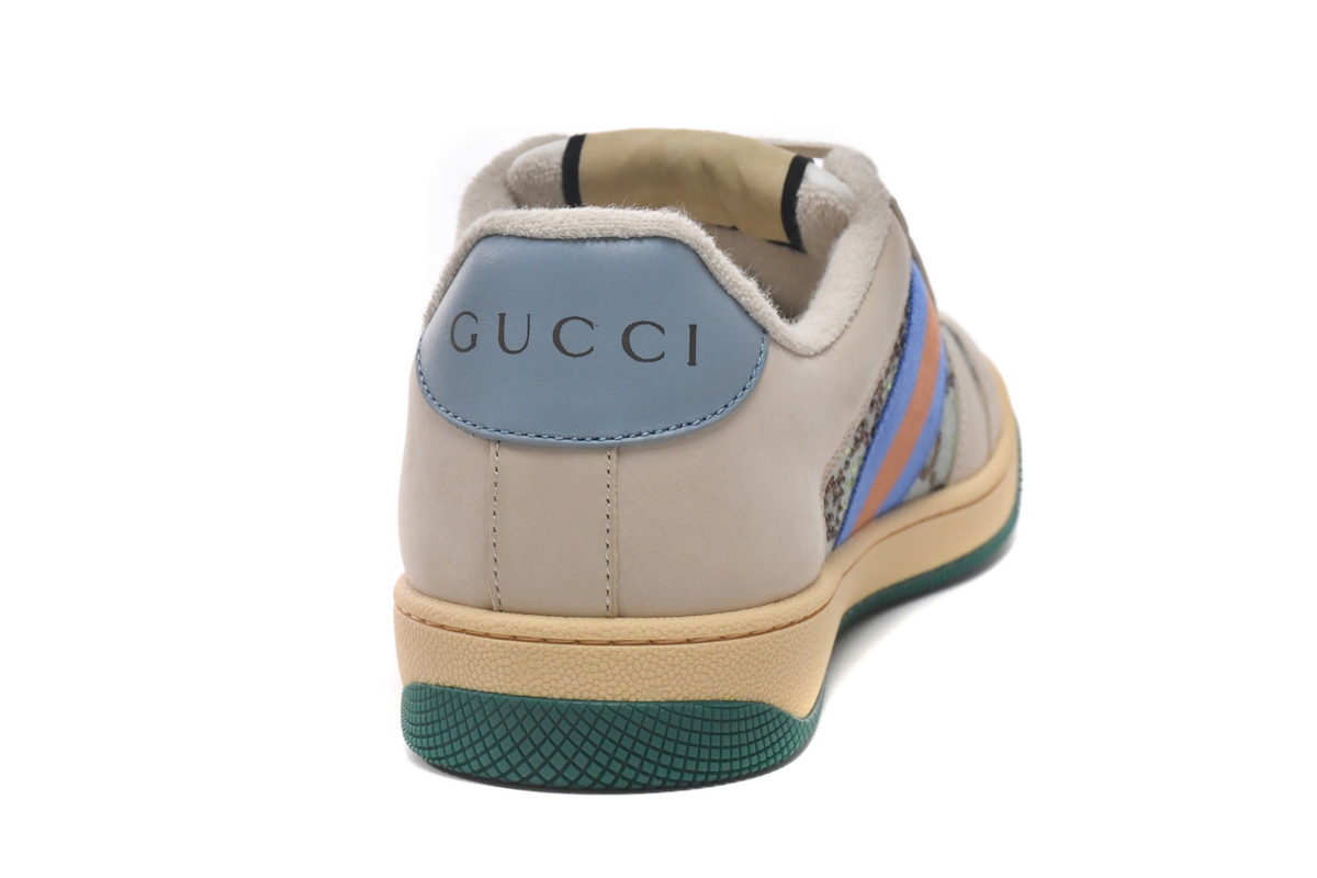  Gucci Screener GG White Green  677423 9SFR0 4983