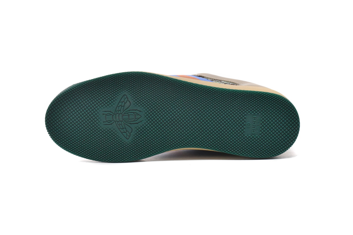  Gucci Screener GG White Green  677423 9SFR0 4983