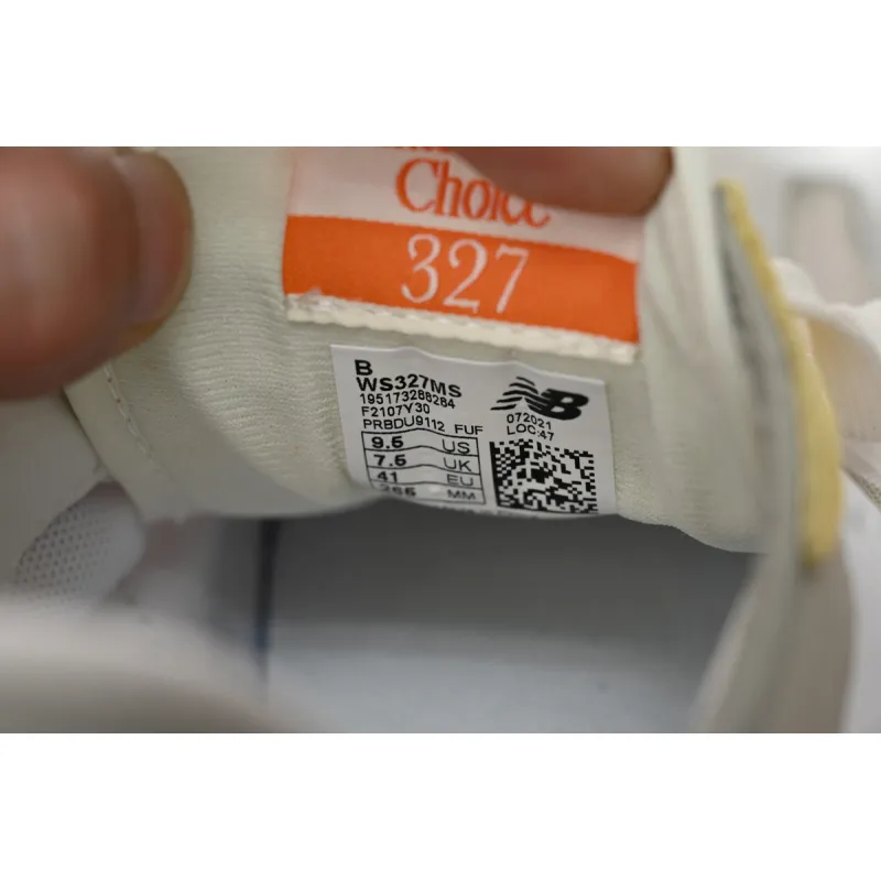 New Balance 327 Cream Coloured  WS327MS