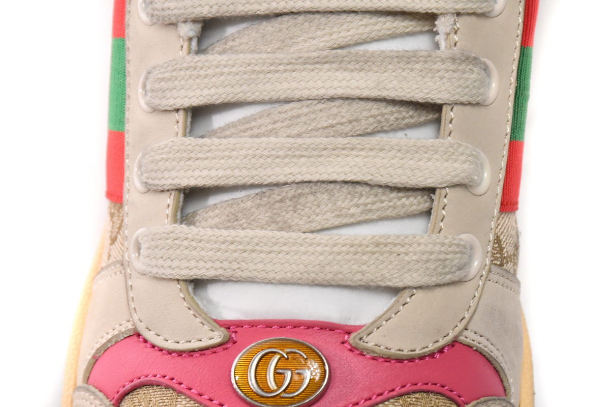 Gucci Screener GG Peach Tail 546551 9Y920 9665