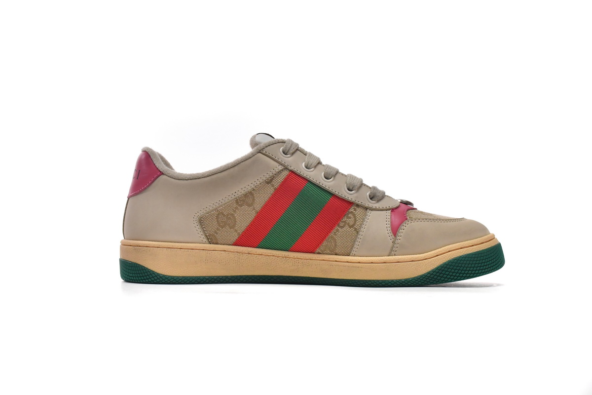  Gucci Screener GG Peach Tail 546551 9Y920 9665