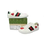 Gucci Ace Embroidered Hearts (Women's) 435638 A38M0 9074