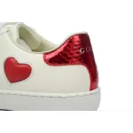 Gucci Ace Embroidered Hearts (Women's) 435638 A38M0 9074