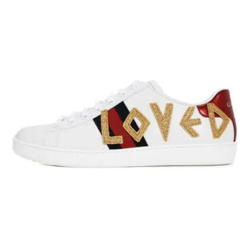 Gucci Ace Embroidered Love (Women's) 505328 DOPE0 9095