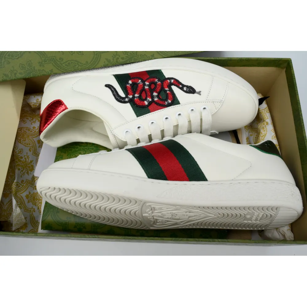 Gucci Ace Embroidered Snake 456230 A38G0 9064