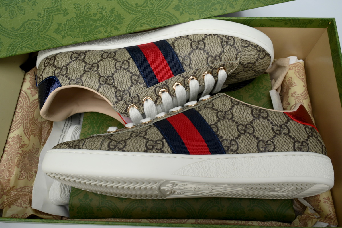 Gucci Ace GG Supreme Navy (Women's) 499410 K2LH0 9768