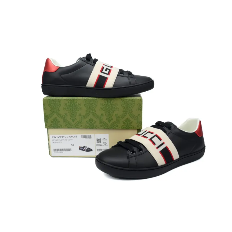 Gucci Ace Stripe Black 523469 0FIV0 1076
