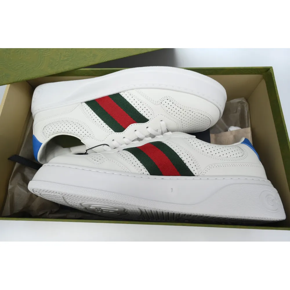 Gucci Chunky B White Red Green 669698 UPG10 9060