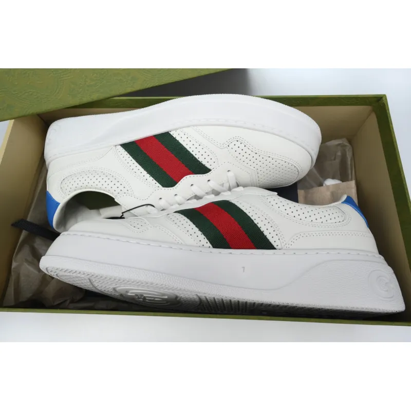 Gucci Chunky B White Red Green 669698 UPG10 9060