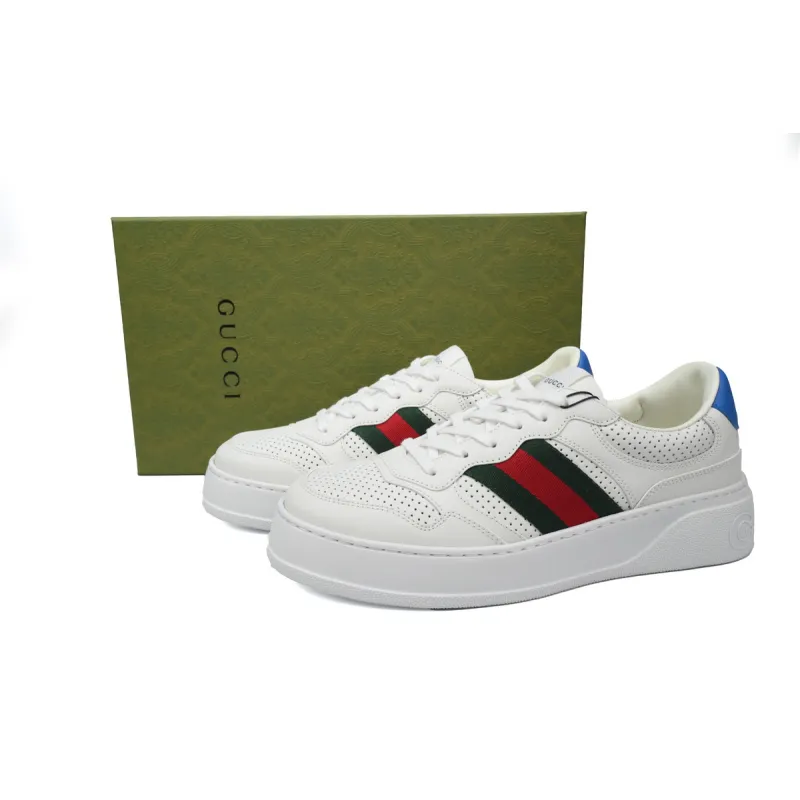 Gucci Chunky B White Red Green 669698 UPG10 9060