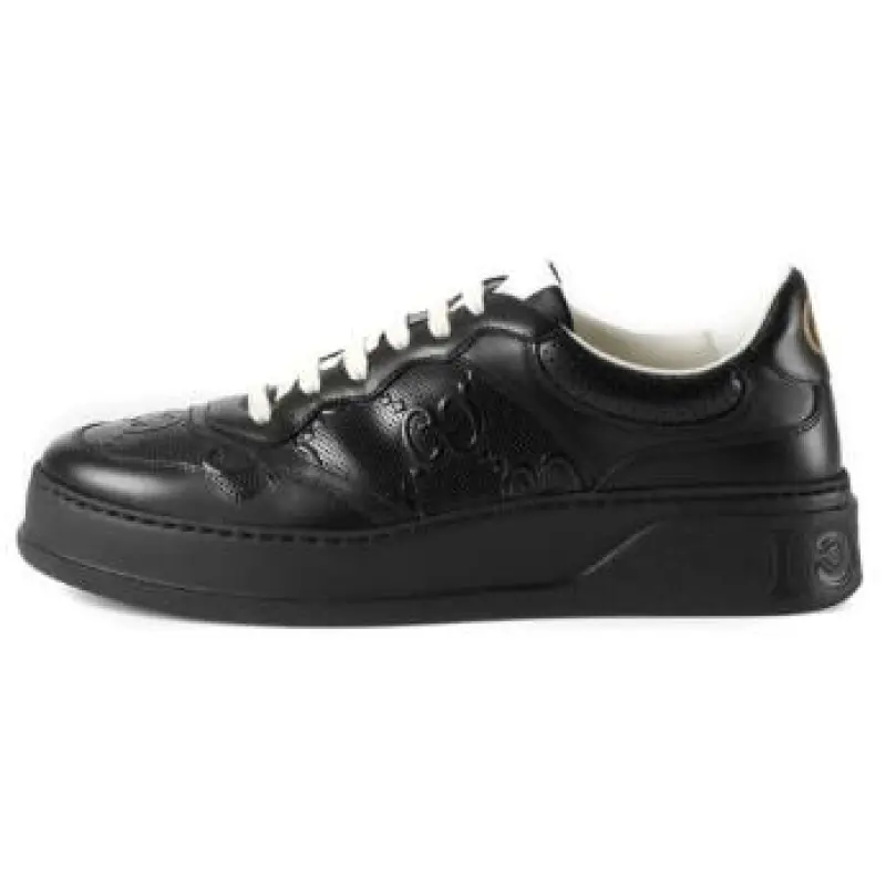 Gucci GG Embossed Black Leather 669582 1XL10 1000