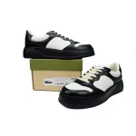 Gucci GG Embossed White Black Leather 669582 AAA4T 1068
