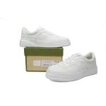 Gucci GG Embossed White Leather (Women's) 670408 1XL10 9014