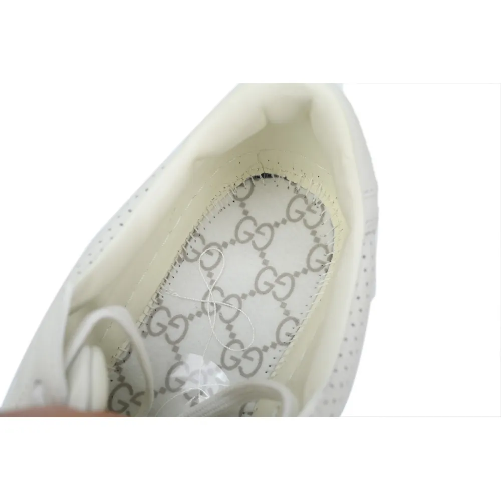 Gucci GG Embossed White Leather (Women's) 670408 1XL10 9014