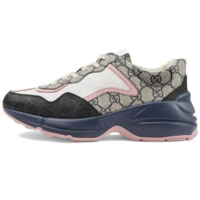 Gucci Rhyton Beige Ebony  Blue(Women's) 01