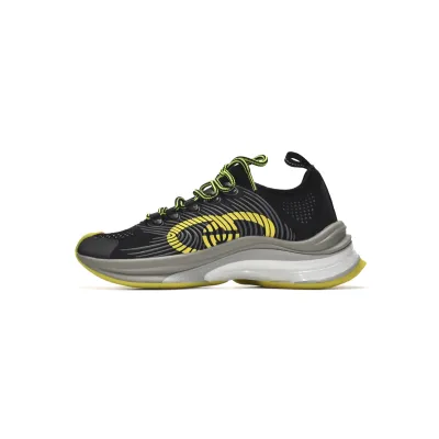 Gucci Run Black Yellow Beige 680938 USM10 8480 01