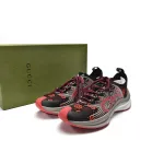 Gucci Run Sneakers Black Red  680900-USN10-8490