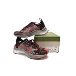 Gucci Run Sneakers Black Red  680900-USN10-8490