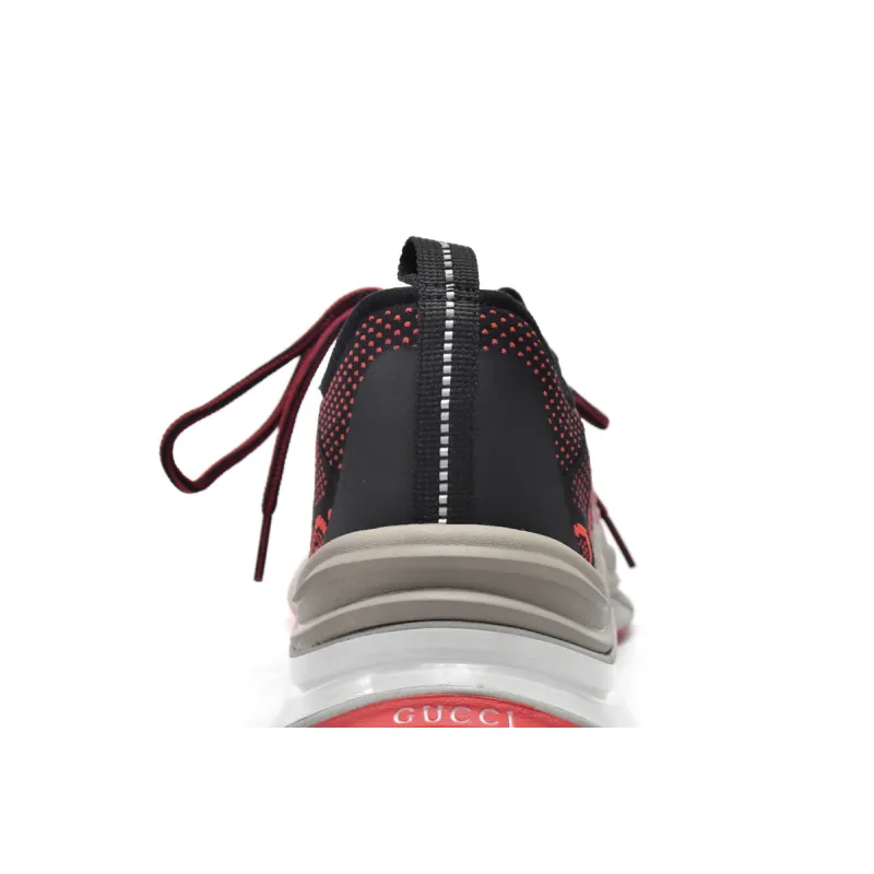 Gucci Run Sneakers Black Red  680900-USN10-8490