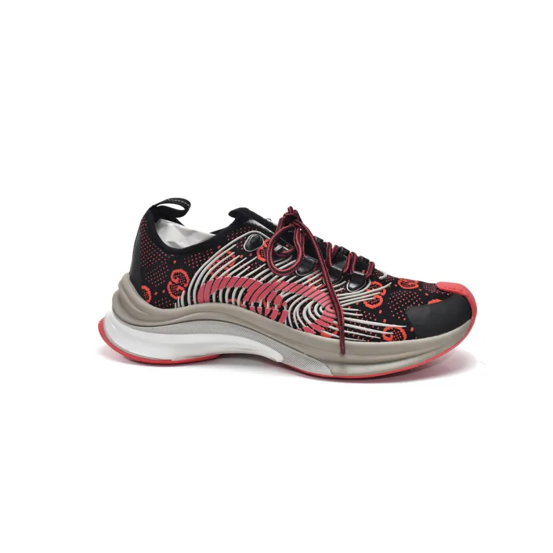 Gucci Run Sneakers Black Red  680900-USN10-8490