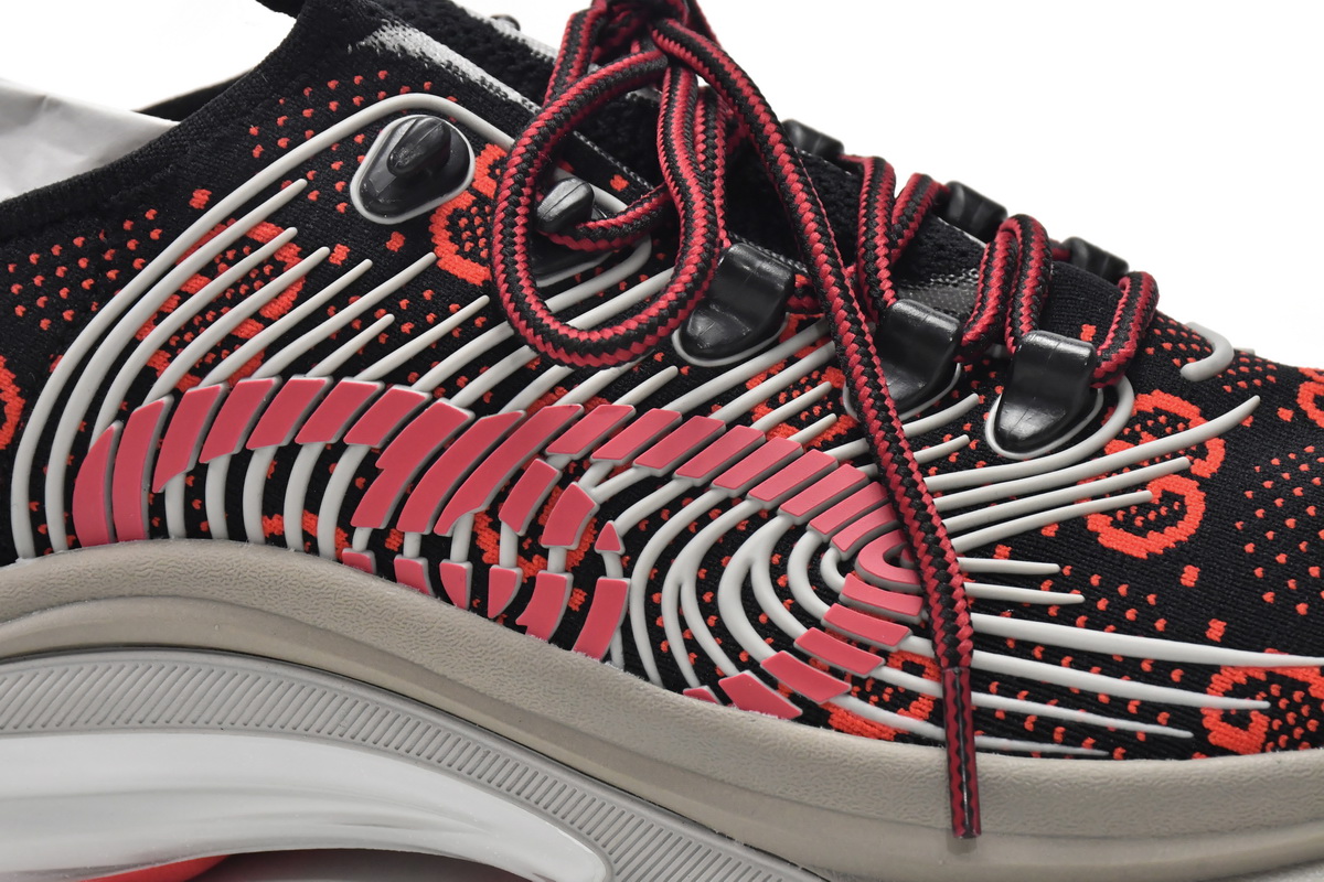 Gucci Run Sneakers Black Red  680900-USN10-8490