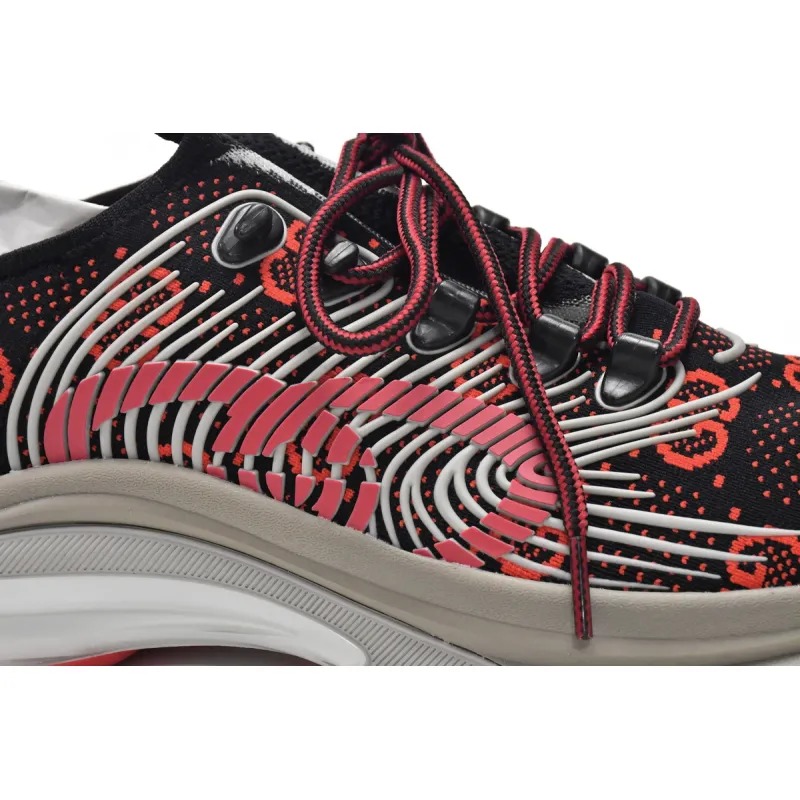 Gucci Run Sneakers Black Red  680900-USN10-8490
