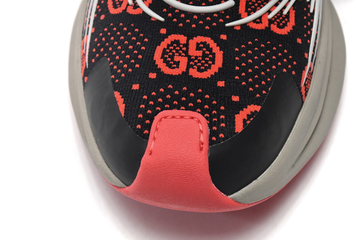 Gucci Run Sneakers Black Red  680900-USN10-8490