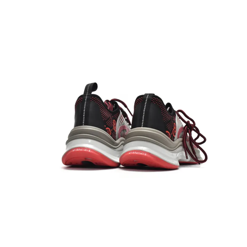 Gucci Run Sneakers Black Red  680900-USN10-8490