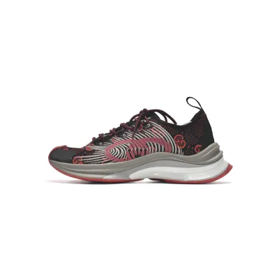 Gucci Run Sneakers Black Red  680900-USN10-8490 01