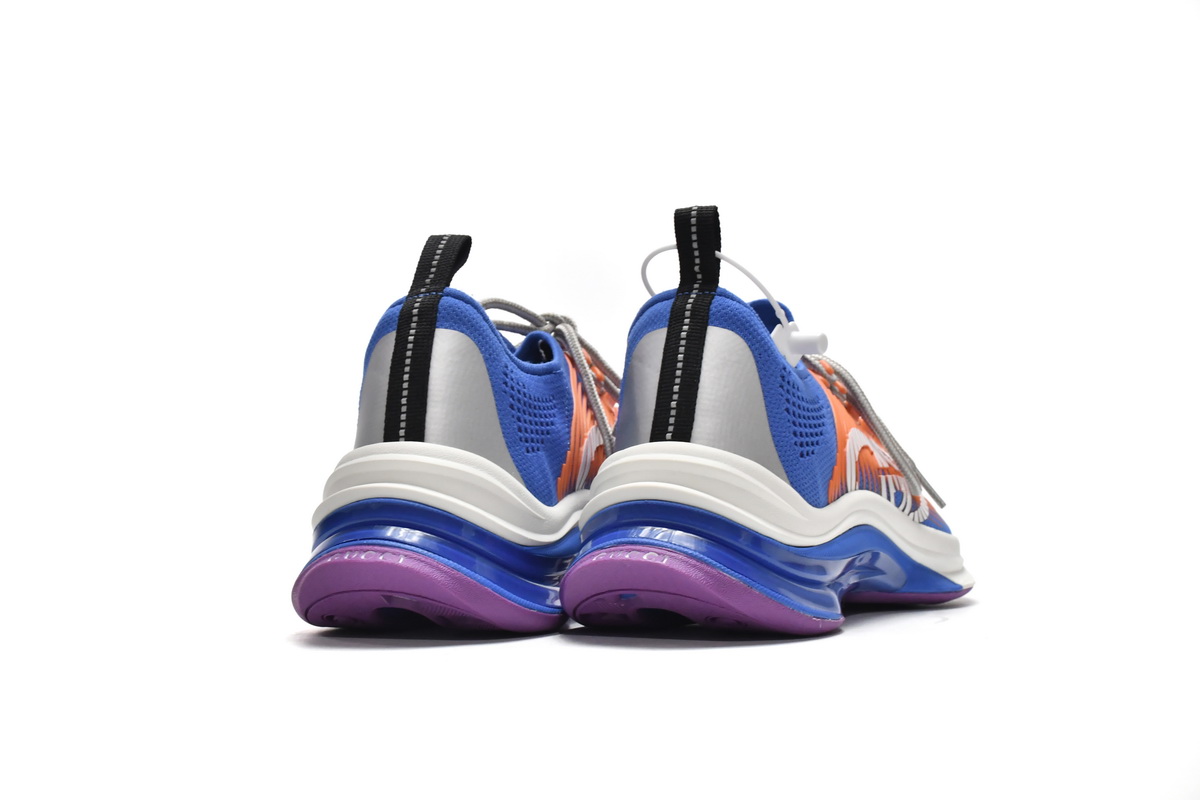 Gucci Run Sneakers White Blue Orange 680893-UFE10-8880