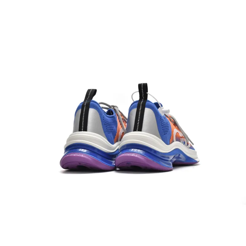 Gucci Run Sneakers White Blue Orange 680893-UFE10-8880