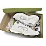 Gucci Run White Grey Black 680893 USM10 8475