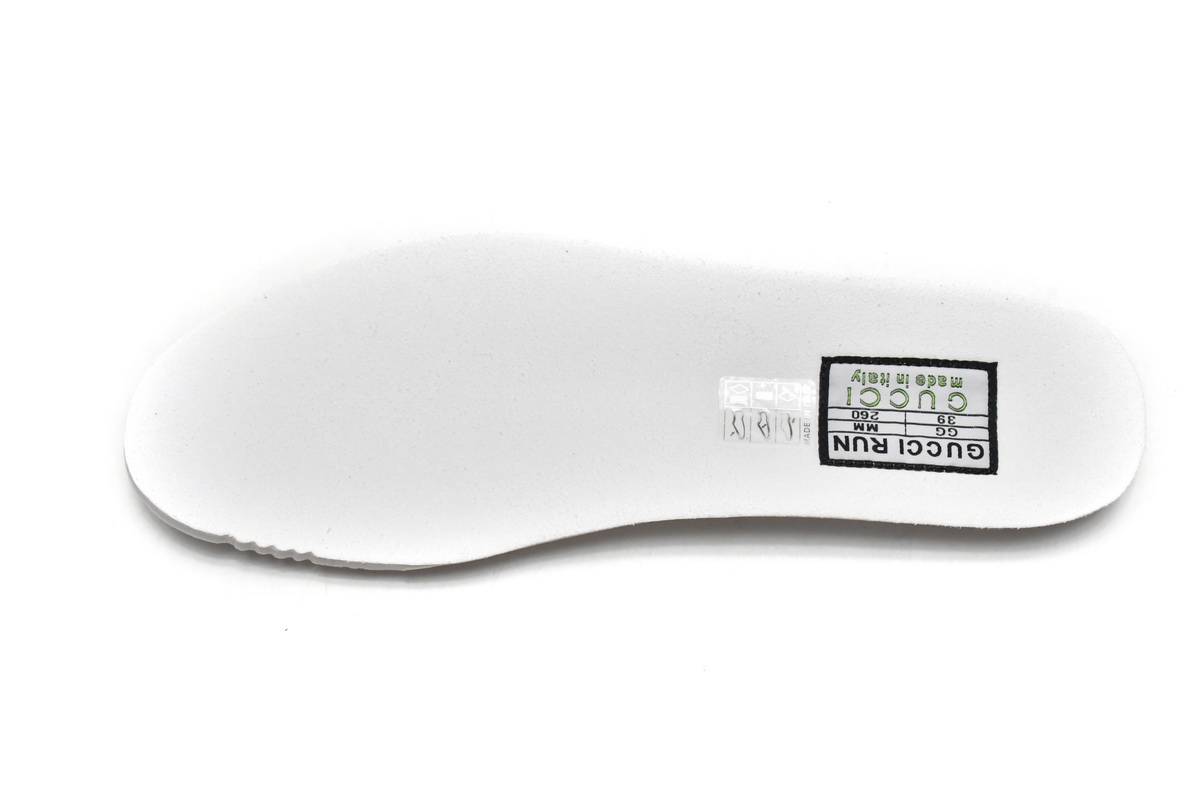 Gucci Run White Grey Black 680893 USM10 8475