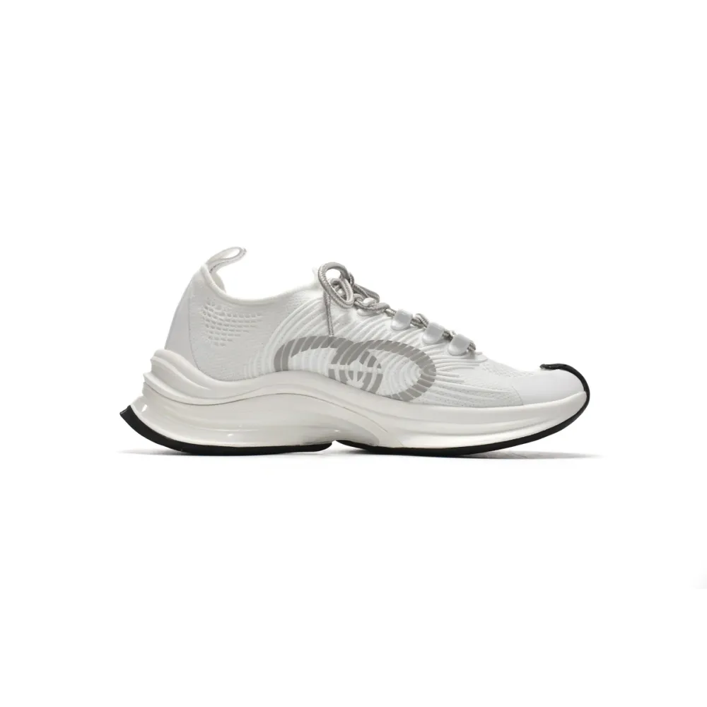 Gucci Run White Grey Black 680893 USM10 8475