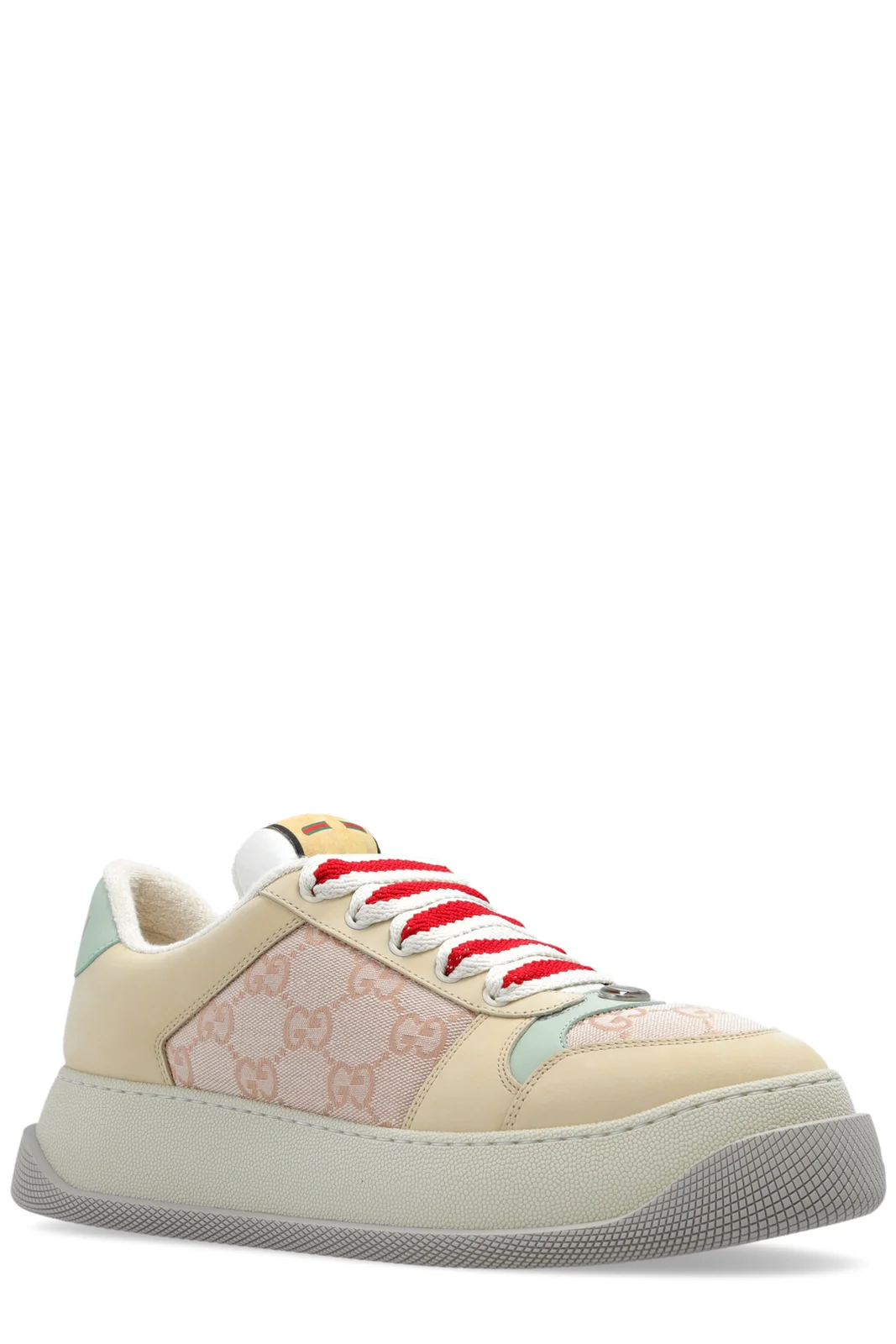 Gucci Screener Trainer Sneakers Rice flour