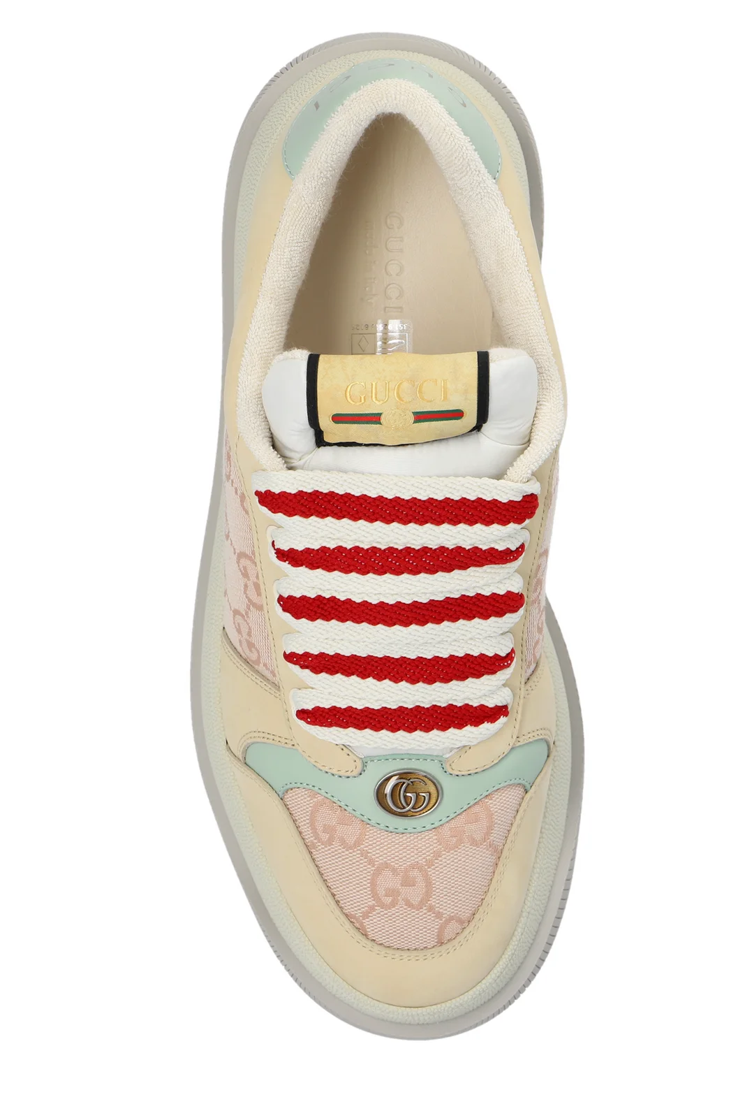 Gucci Screener Trainer Sneakers Rice flour