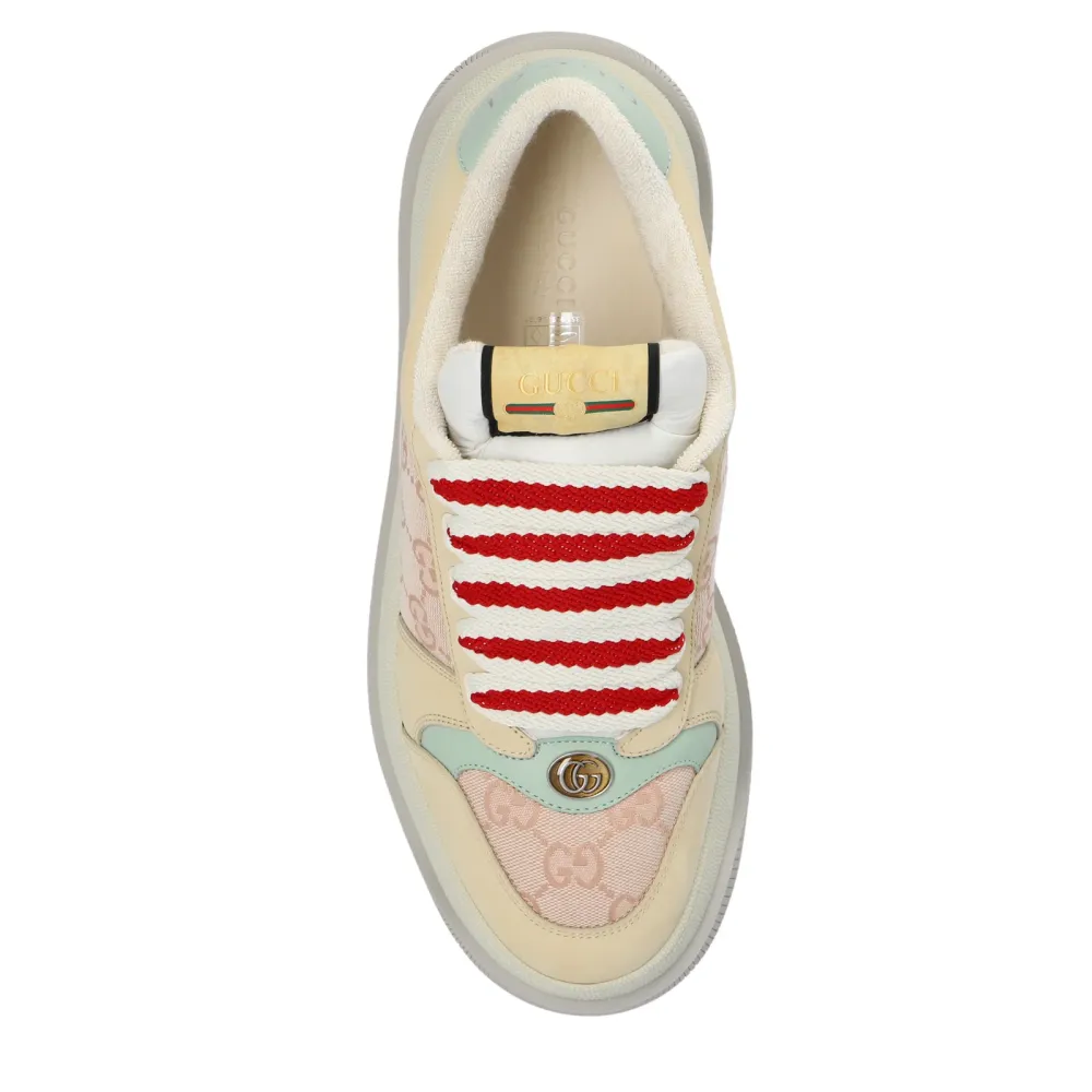 Gucci Screener Trainer Sneakers Rice flour