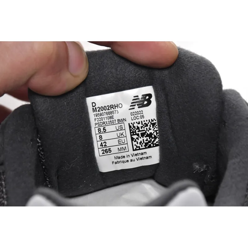 New Balance 2002R Black Dark Grey  M2002RHO