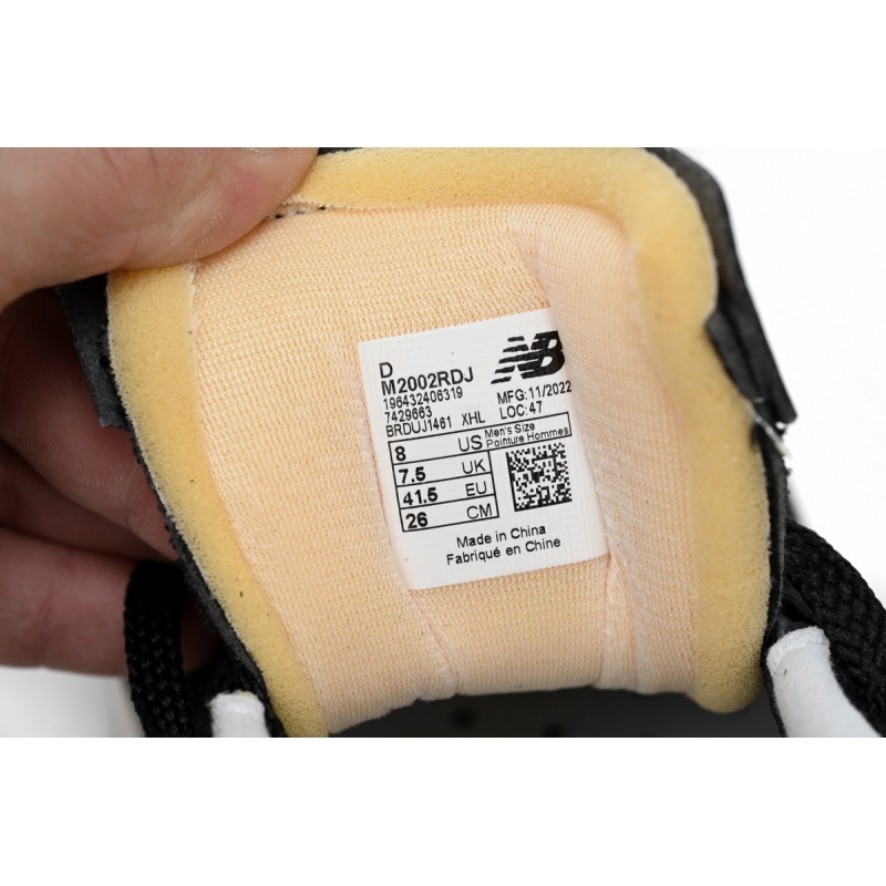 New Balance 2002R Protection Pack Black Grey  M2002RDJ