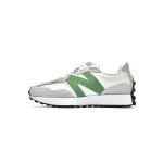 New Balance 327 White Green (Women's)  WS327LG 